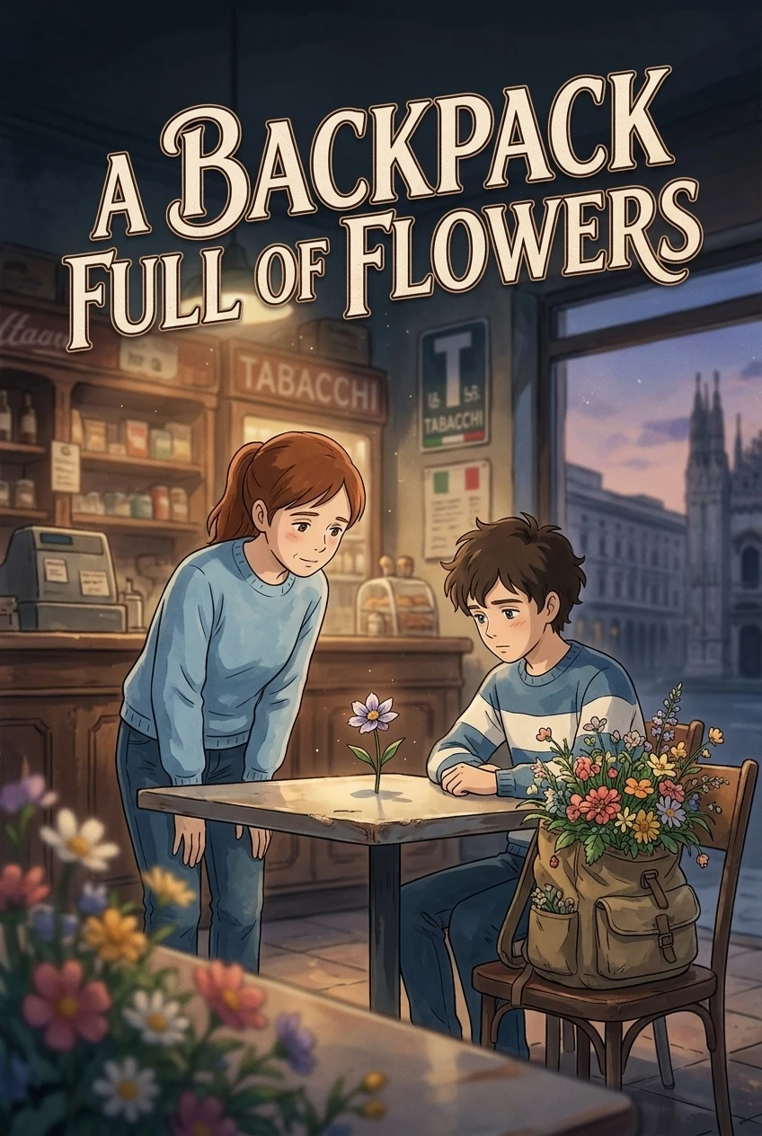 A BACKPACK FULL OF FLOWERS
