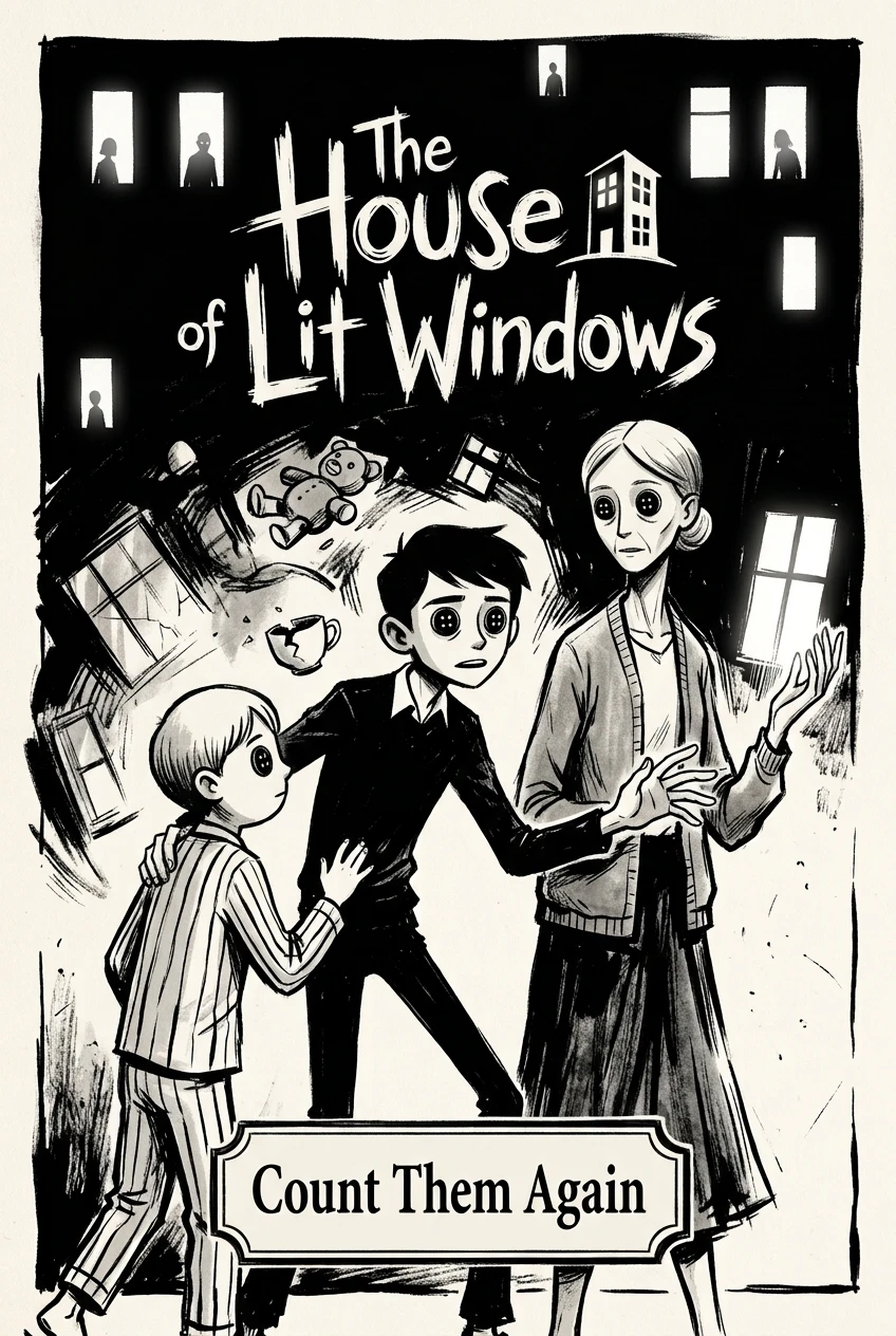 The House of Lit Windows