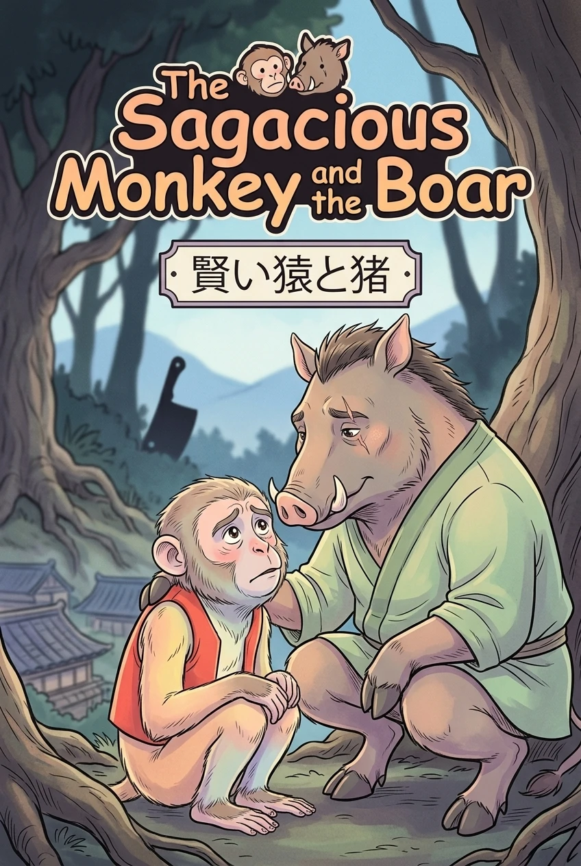 The Sagacious Monkey and the Boar