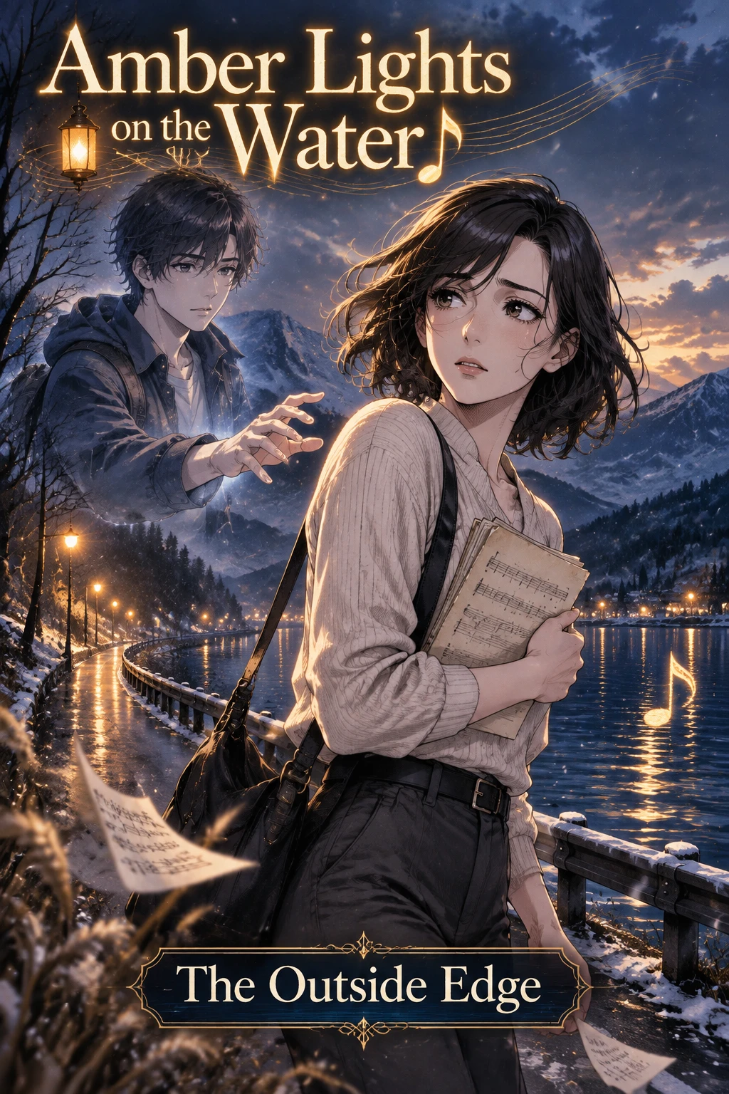 Amber Lights on the Water