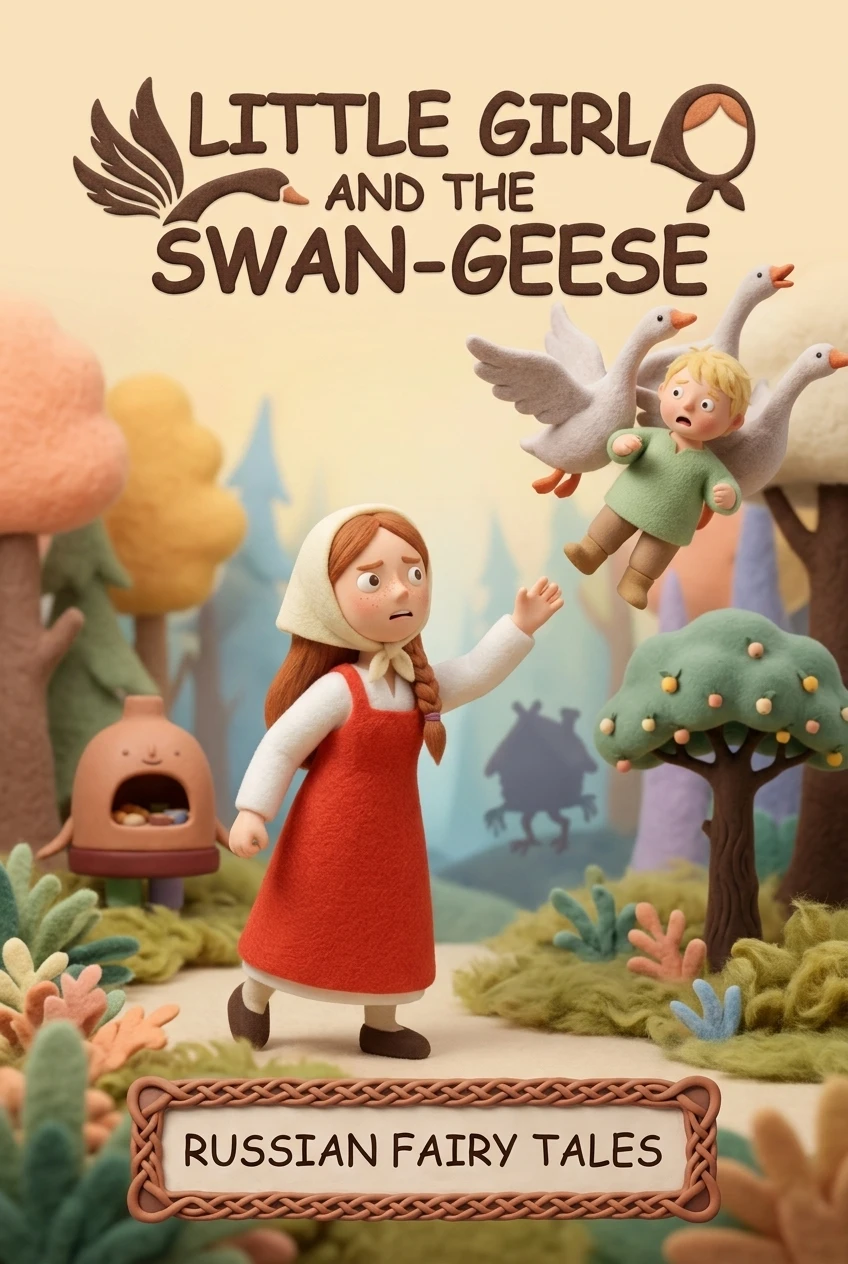 Little Girl and the Swan-Geese