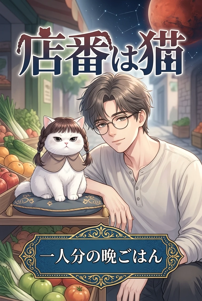 店番は猫